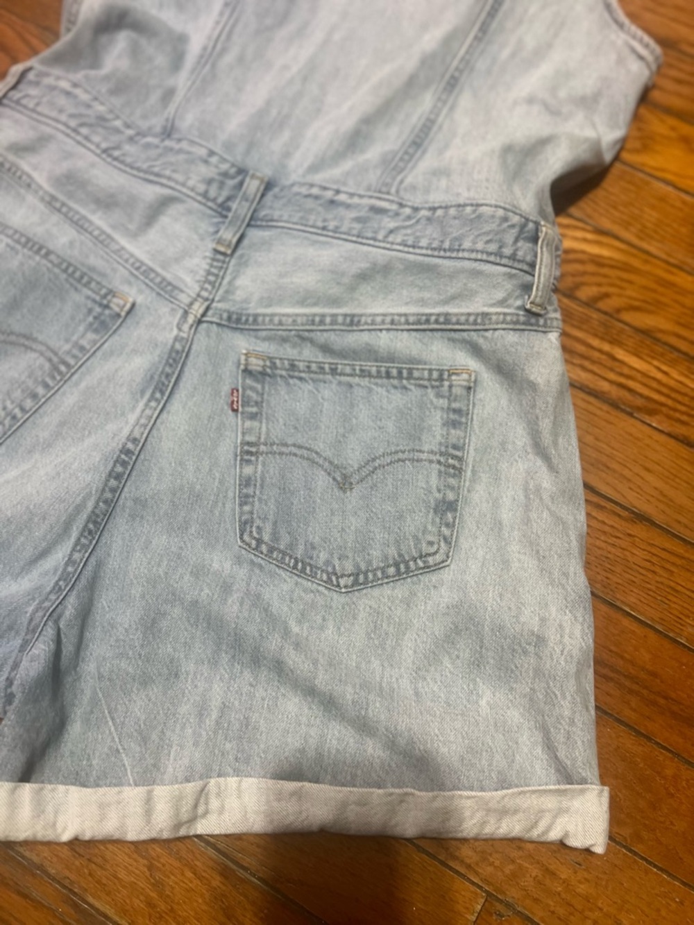 Levi's Light Blue Denim Romper - Picture 8 of 11